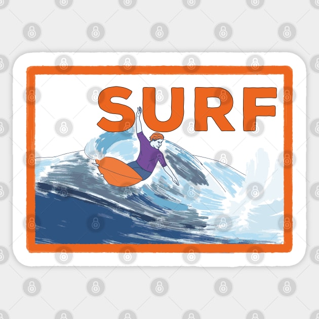 Surf Incredible Wave Sticker by DiegoCarvalho